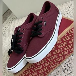 NEW Burgundy Vans Men’s 11